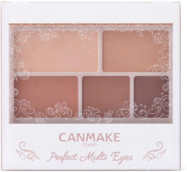 Canmake Perfect Multi Eyes Eyeshadow 05 Almond Mocha, 0.1 oz. (3.0 g)