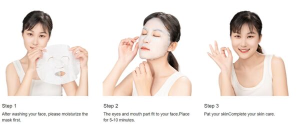 Mitomo High Moisturizing Face Pack (5 pcs per set) - Image 2